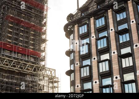 Gesamtansicht des Portcullis House in Westminster, London. Bilddatum: Mittwoch, 17. Januar 2018. Bildnachweis sollte lauten: Matt Crossick/ EMPICS Entertainment. Stockfoto