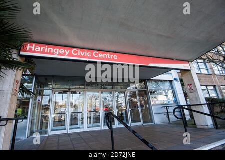 Allgemeine Ansicht der Büros des Haringey Council in Wood Green, Nord-London. Bilddatum: Donnerstag, 1. Februar 2018. Bildnachweis sollte lauten: Matt Crossick/ EMPICS Entertainment. Stockfoto