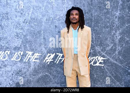 Sheldon Shepherd bei der Premiere von Yardie im BFI Southbank, London. Stockfoto