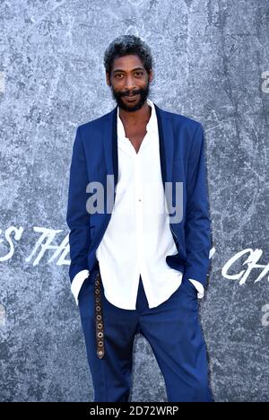 Johann Meyers bei der Premiere von Yardie im BFI Southbank, London. Stockfoto