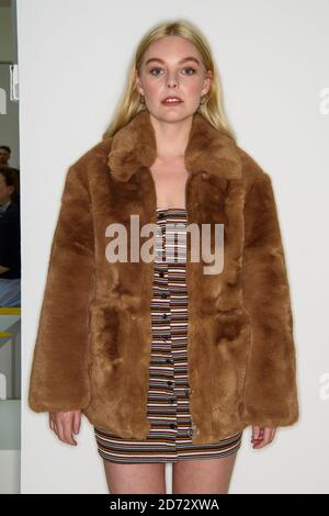 Nell Hudson in der ersten Reihe während der Jasper Conran Frühjahr/Sommer 2019 London Fashion Week Show Covent Garden, London. Bilddatum: Samstag, 15. September 2018. Bildnachweis sollte lauten: Matt Crossick/ EMPICS Entertainment. Stockfoto