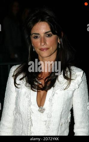 Penelope Cruz nimmt an der Premiere ihres neuen Films 'Don't Move' Teil, der das Highlight des Cinema Italiano Film Festival in Santa Barbara, CA, 10/21/04 ist [[Tag]] Stockfoto