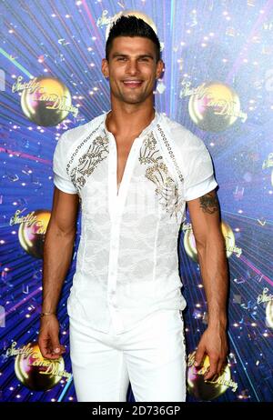 Aljaz Skorjanec nimmt an der Strictly Come Dancing Launch im TV Centre, London Teil Stockfoto