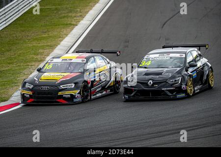 6 MAGNUS Gilles (bel), Comtoyou Racing, Audi LMS, Action, 34 COMTE Aurelien (Fra), Vukovic Motorsport, Renault Megane RS, Action-RENNEN 2 während der 20 Stockfoto