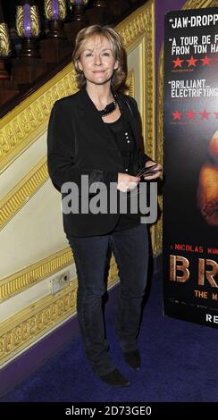 Amanda Burton bei einer Celebrity-Vorführung von Bronson im Cineworld-Kino im Zentrum von London. Stockfoto