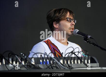 Basement Jaxx beim Wireless Festival 2009 im Hyde Park, London. Stockfoto