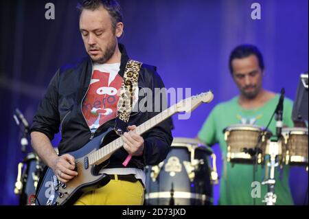 Basement Jaxx beim Wireless Festival 2009 im Hyde Park, London. Stockfoto