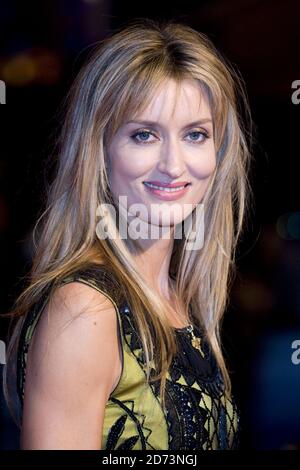 Natascha McElhone kommt zur Premiere von Up in the Air, Teil des 53. Londoner Filmfestivals BFI, das im Vue-Kino am Leicester Square stattfindet. Stockfoto