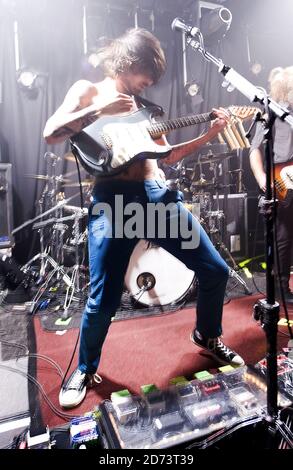 Biffy Clyro spielen live im Rahmen einer XFM Live Session bei Mass in Brixton, South London Stockfoto