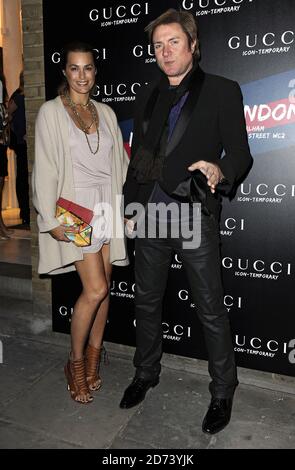 Yasmin Le Bon und Simon Le Bon nehmen an der Eröffnung des Gucci Icon Temporary Pop Up Stores im Zentrum von London Teil. Stockfoto