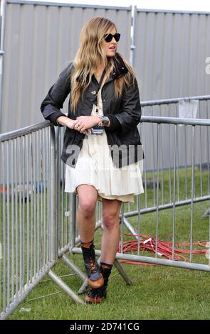 Fearne Cotton auf dem Isle of Wight Festival in Newport auf der Isle of Wight. Stockfoto