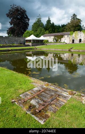 Aberglasney Gardens, Carnarthenshire, Wales. Stockfoto