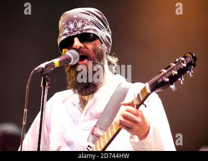 Aels-Frontmann Mark Oliver Everett an der Brixton Academy im Süden Londons. Stockfoto