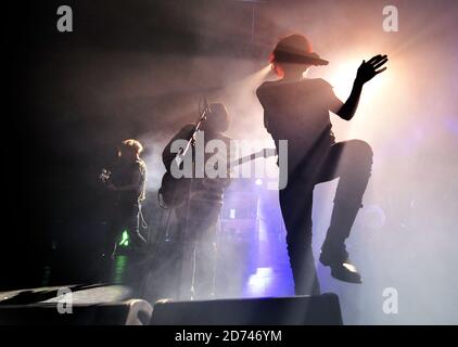 My Chemical Romance treten im Hammersmith Apollo in West London auf. Stockfoto