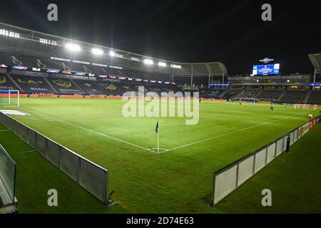 Carson, Usa. Oktober 2020. Allgemeine Gesamtansicht der würde Health Sports Park ohne Fans während eines MLS Fußballspiel, Sonntag, 18. Oktober 2020, in Carson, Kalifornien. Die Los Angeles Galaxy besiegte Vancouver Whitecaps 1-0. (Foto von IOS/Espa-Images) Quelle: European Sports Photo Agency/Alamy Live News Stockfoto