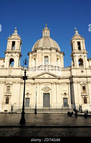 Kirche Sant'Agnese in Agone, Piazza Navona, Rom, Italien Stockfoto