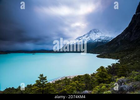 Nordenskjold See (Lago Nordenskjold), Torres del Paine Nationalpark (Parque Nacional Torres del Paine), Patagonien, Chile Stockfoto