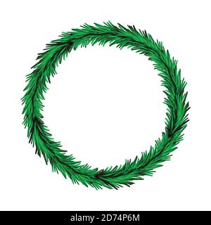 Weihnachtsgeschenke und Fichtenzweige Banner in rotem Hintergrund. Realistische Geschenkboxen. Leerzeichen zum Schreiben von kühlem Text. Abstraktes Design. EPS10 Stock Vektor