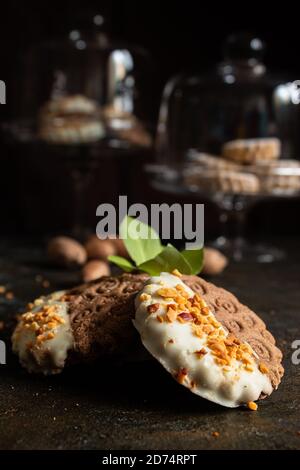 Snack in arabischen, mediterranen und östlichen Ländern mit marokkanischen Stockfoto