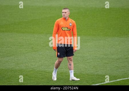 Madrid, Spanien. Oktober 2020. FC Shakhtar Donetsk Spieler während der Trainingseinheit in Valdebebas am 20. Oktober 2020 in Madrid, Spanien. Quelle: Indira/DAX/ZUMA Wire/Alamy Live News Stockfoto