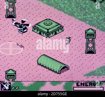 Army Men Air Combat - Nintendo Game Boy Color Videogame - nur für redaktionelle Zwecke Stockfoto