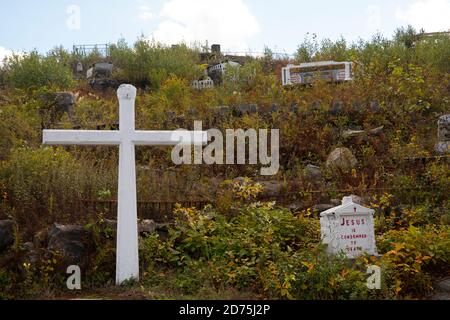 Holy Land USA religiöser Vergnügungspark in Waterbury CT Stockfoto