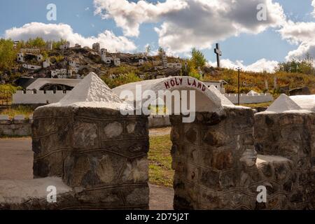 Holy Land USA religiöser Vergnügungspark in Waterbury CT Stockfoto