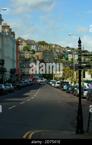 Downtown Cobh, Irland Stockfoto