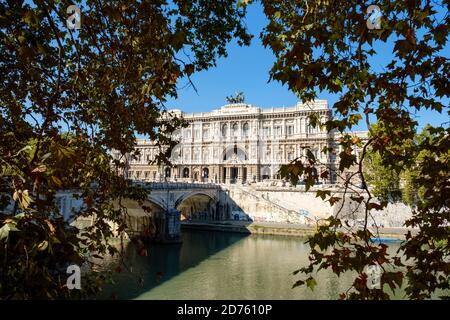 Corte suprema di cassazione (Oberste Kassationsgerichtshof), Palast der Justiz, Rom, Italien Stockfoto