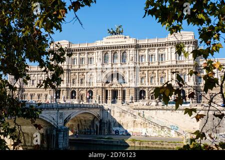 Corte suprema di cassazione (Oberste Kassationsgerichtshof), Palast der Justiz, Rom, Italien Stockfoto