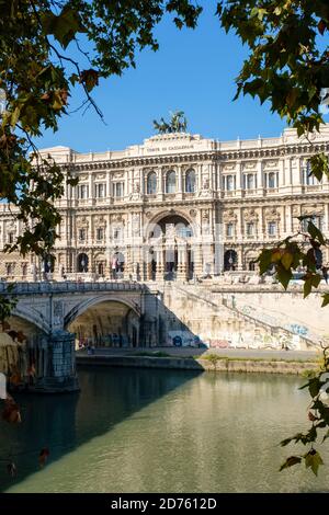 Corte suprema di cassazione (Oberste Kassationsgerichtshof), Palast der Justiz, Rom, Italien Stockfoto