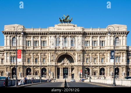 Corte suprema di cassazione (Oberste Kassationsgerichtshof), Palast der Justiz, Rom, Italien Stockfoto