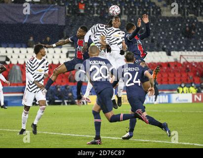 Nthony Martial von Manchester United während der UEFA Champions League, Gruppenphase, Gruppe H Fußballspiel zwischen Paris Saint-Germain (PSG) und Manch Stockfoto