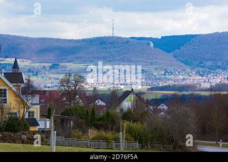 Remstal, Iggingen, Heubach, Sendemast, Schwäbische Alb Stockfoto