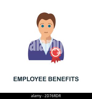 Symbol für Mitarbeiterleistungen. Einfaches Element aus Business Motivation Sammlung. Creative Employee Benefits Symbol für Webdesign, Vorlagen, Infografiken Stock Vektor