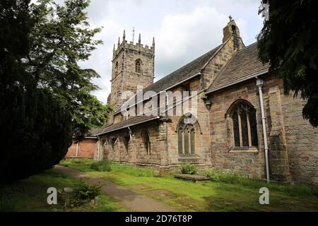 St. Peter Kirche Prestbury Ches Stockfoto