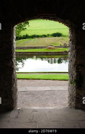 Aberglasney Gardens, Carnarthenshire, Wales. Stockfoto