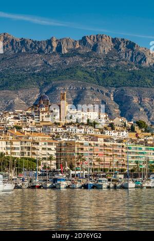 Altea, Costa Blanca, Valencia, Spanien Stockfoto