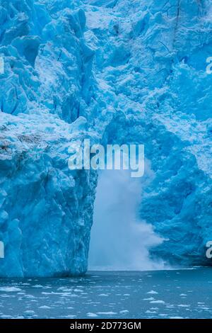 Garibaldi-Gletscher, Darwin-Gebirge, Beagle-Kanal, Tierra del Fuego-Archipel, Magallanes und chilenische Antarktis-Region, Chile, Südamerika Stockfoto