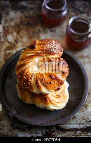 Açma, türkische Bagels Stockfoto