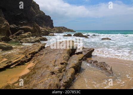 Dollar Cove Gunwalloe Stockfoto