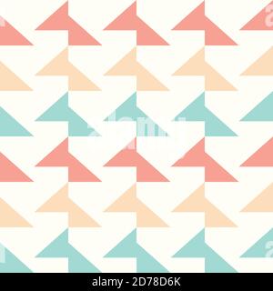 Vektor bunten Hintergrund Dreieck nahtlose Muster. Abstrakter geometrischer Hintergrund. Vektorgrafik EPS.8 EPS.10 Stock Vektor