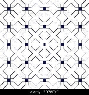 Einfache arabische Kultur orientalische nahtlose Muster für Hintergrund oder Tapete Design. Vektor traditionelle muslimische Hintergrund. Vektorgrafik EPS.8 EP Stock Vektor