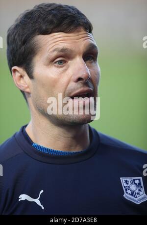 Tranmere Rovers Manager Mike Jackson während des Sky Bet League Two Spiels im Peninsula Stadium, Salford. Stockfoto