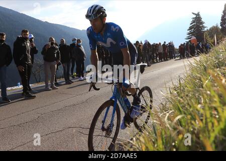 Campiglio, Italien. Oktober 2020. 21. Oktober 2020, Madonna di Campiglio, Italien; Giro d'Italia Etappe 17, Bassano del Grappa bis Madonna di Campiglio; Davide Villella (Ita) Credit: Action Plus Sports Images/Alamy Live News Stockfoto