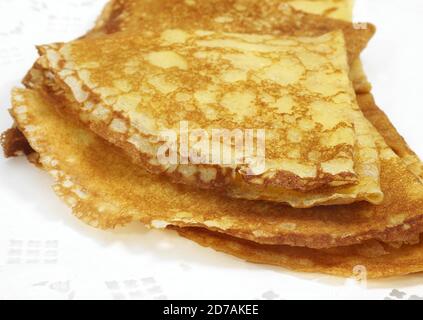 PFANNKUCHEN, KONZEPT MARIÄ LICHTMESS Stockfoto