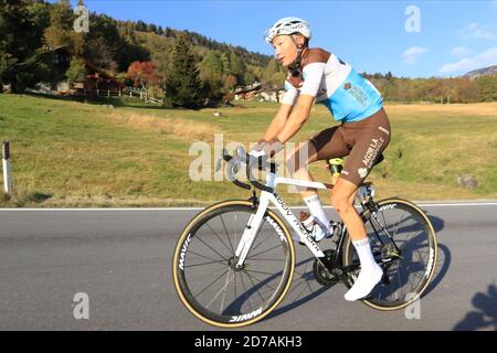 Campiglio, Italien. Oktober 2020. 21. Oktober 2020, Madonna di Campiglio, Italien; Giro d'Italia Etappe 17, Bassano del Grappa bis Madonna di Campiglio; Jaakko Hanninen (FIN) Credit: Action Plus Sports Images/Alamy Live News Stockfoto