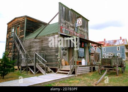 1880s Geisterstadt - 40 Meilen östlich von Badland National Park, South Dakota Stockfoto