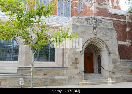 Zugang zur Law School an der Yale University, New Haven, Connecticut, CT, USA. Stockfoto