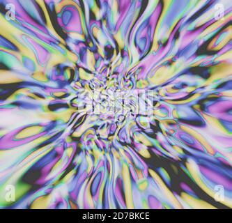 Mehrfarbiger heller Hintergrund. 3d-Rendering Stockfoto